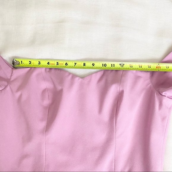 DRESS THE POPULATION Bailey Dress Lavender - Picture 4 of 16